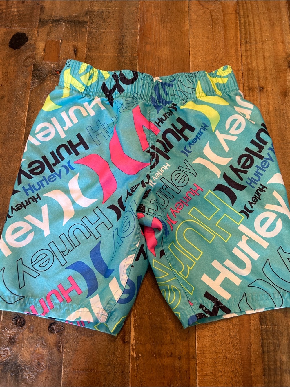 Hurley Aqua Multicolor Logo Swim Shorts